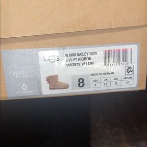 UGG Kids Mini Bailey Bow Boots - Tan